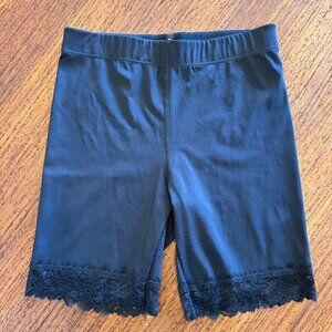 Savage X Fenty High Rise Bike Shorts with Lace Trim